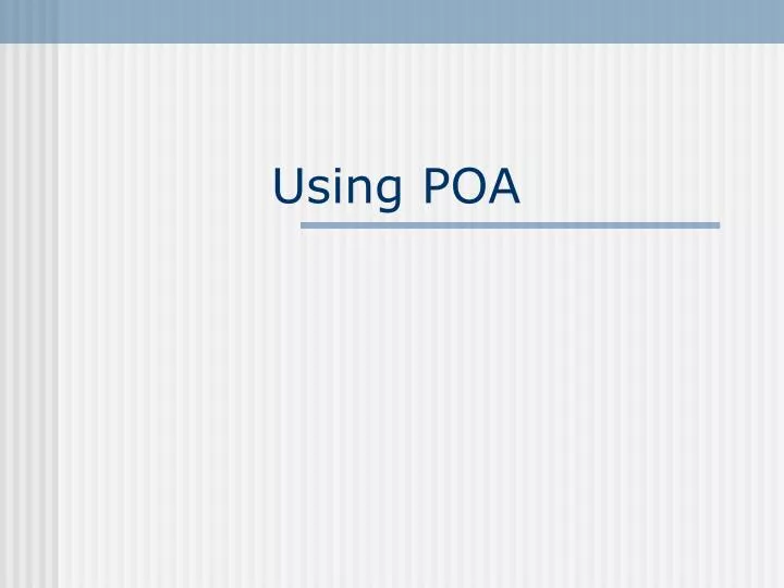poa free download