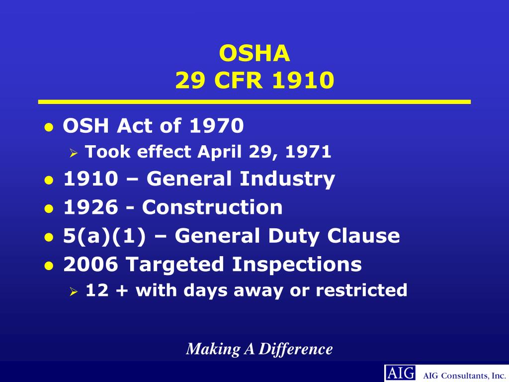 Ppt osha compliance powerpoint presentation free download id 872369