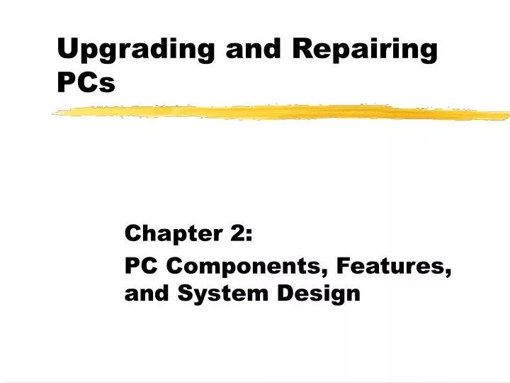 upgrading and repairing pcs n.