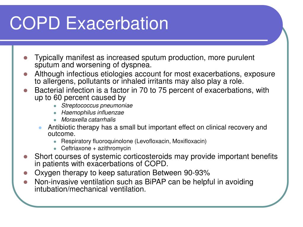 Exasperated Copd Exasperated Copd