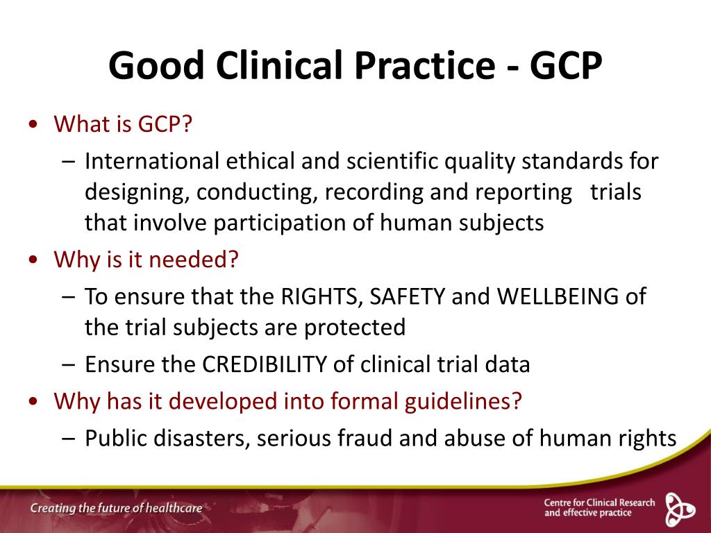 clinical research guidelines slideshare