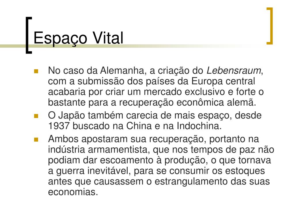 Espaço Vital Segunda Guerra Mundial - RETOEDU