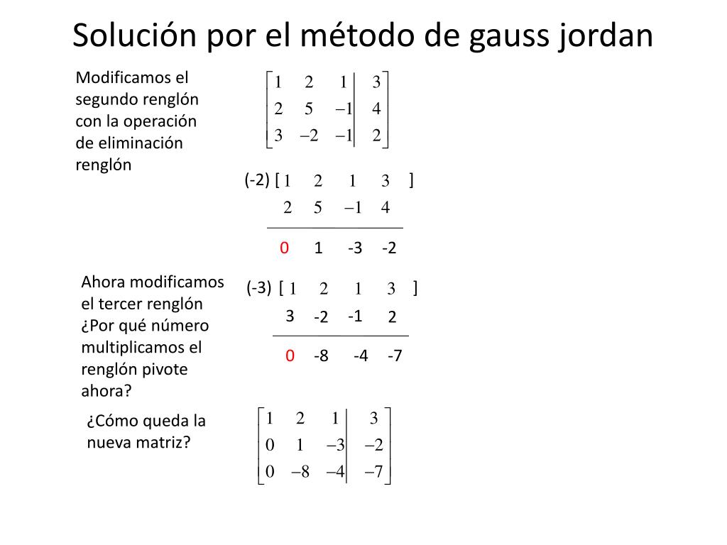 إغراء ثلاثون سيرينا ecuaciones por el metodo de gauss jordan -  hortensiashostal.com