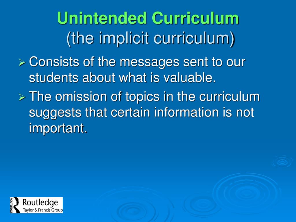 Implicit Curriculum