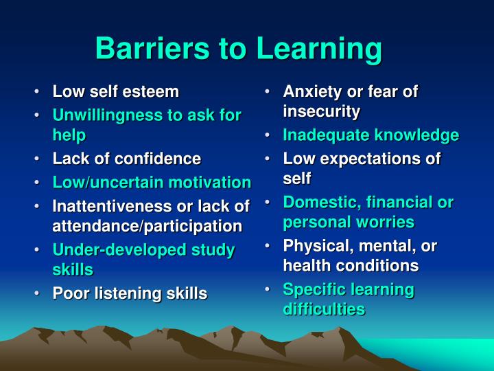 barriers to learning and development 1 introduction it is universally recognised that the main objective of any education system in a democratic society is to provide quality education for all learners so that they will be able to reach their full potential and will be able to meaningfully contribute to and participate in that society throughout their lives. barriers to learning and development 1 introduction it is universally recognised that the main objective of any education system in a democratic society is to provide quality education for all learners so that they will be able to reach their full potential and will be able to meaningfully contribute to and participate in that society throughout their lives.