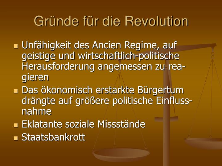 Grund Für Die Französische Revolution www.slideserve.com