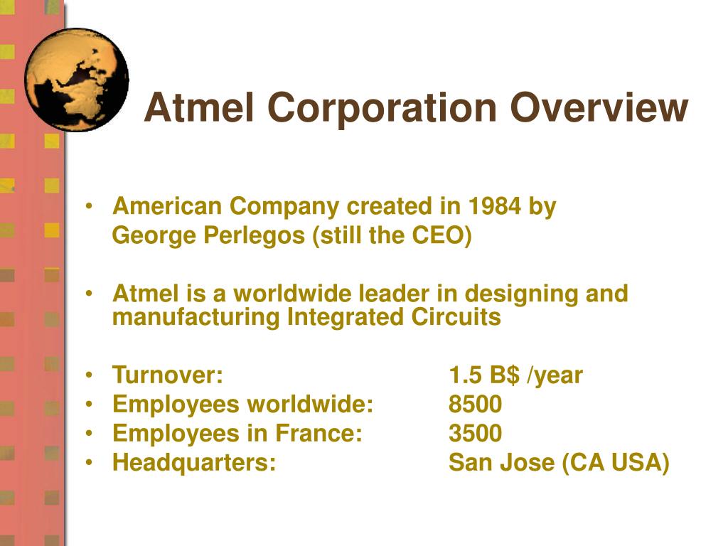 PPT - Atmel Corporation in France PowerPoint Presentation, free download -  ID:87505