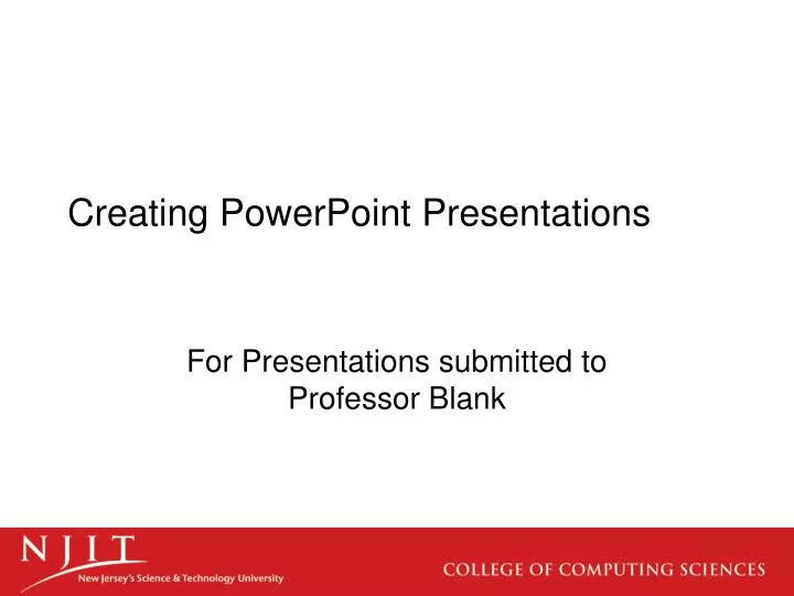 creating powerpoint presentations n.