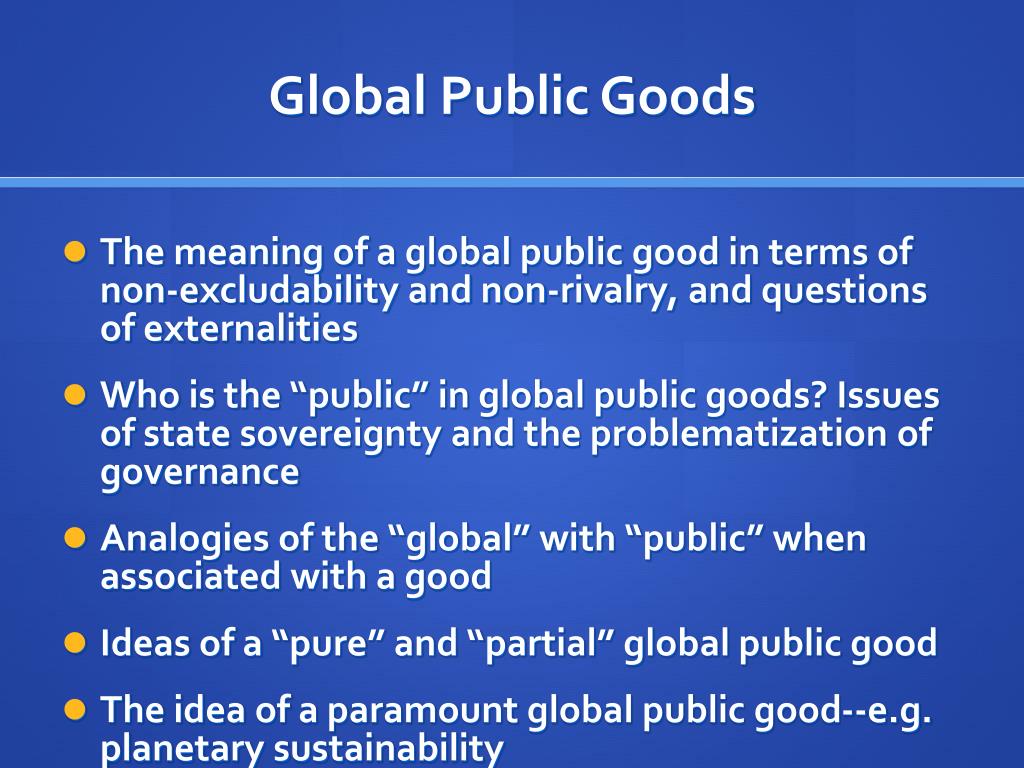 What Are Public Goods? Definition and Meaning
