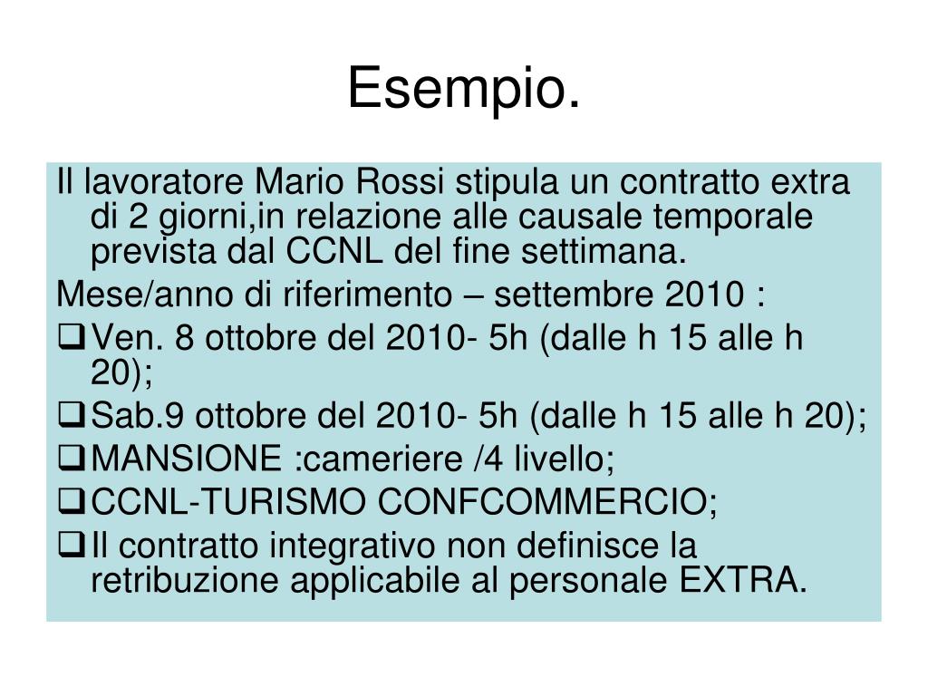 PPT LAVORO EXTRA E DI SURROGA.