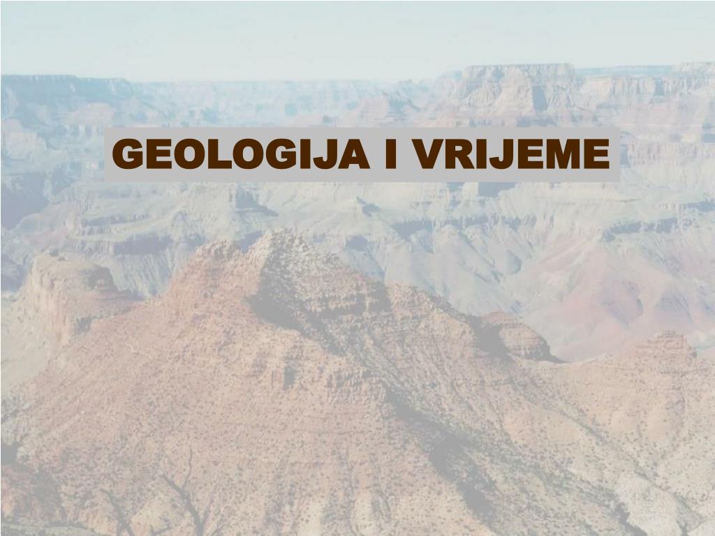 metode datiranja u geologiji