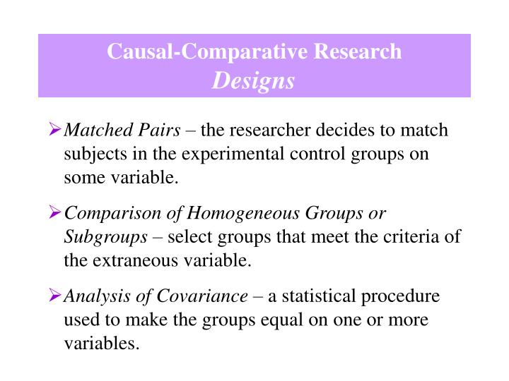 definition of causal research