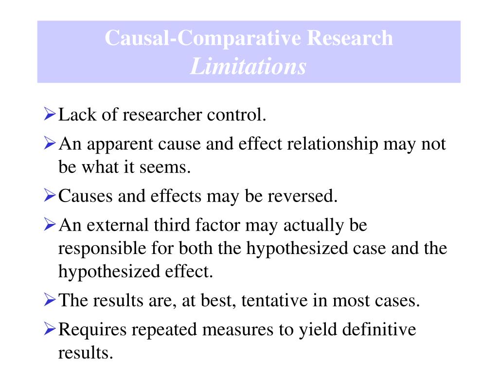 limitations of comparative research