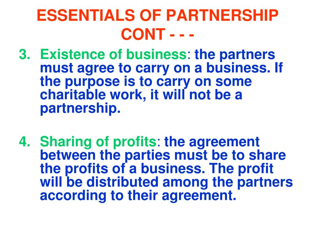 law of partnership case study