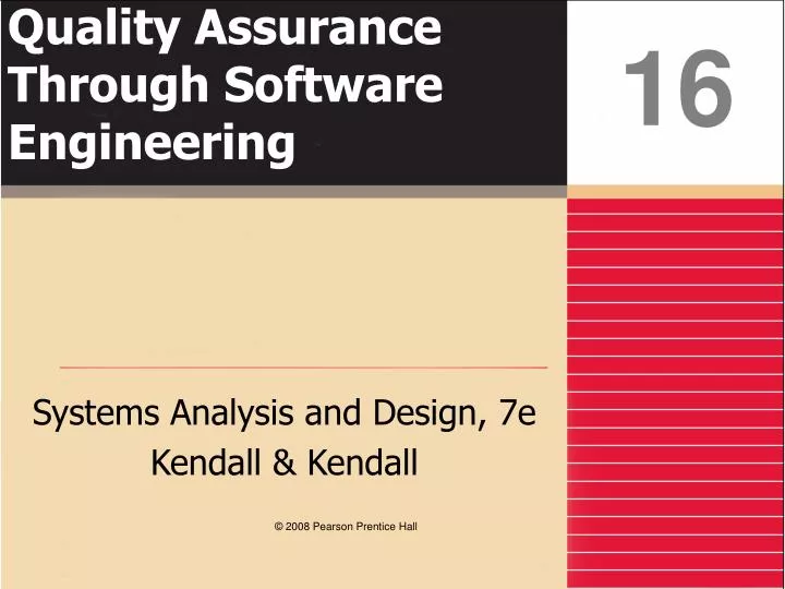 quality assurance through software engineering n.