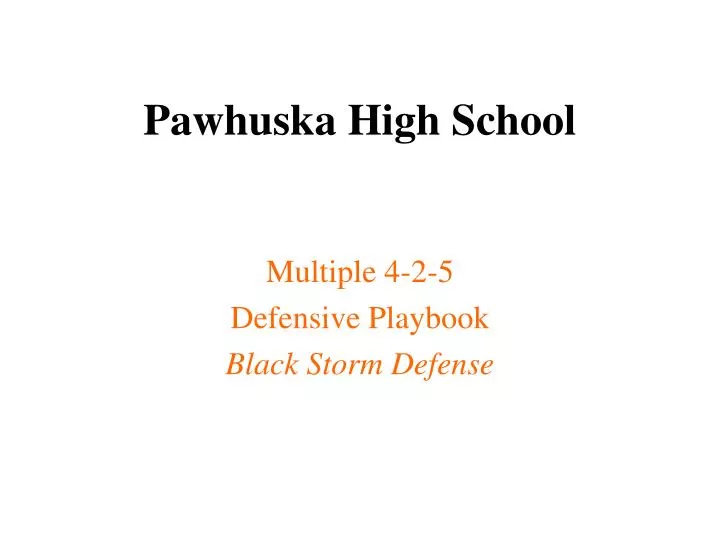 pawhuska high school n.