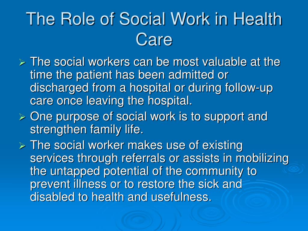 presentation about medical social work