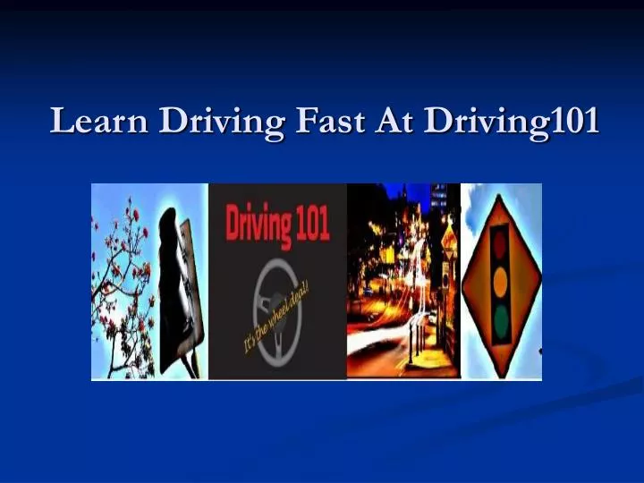 learn driving fast at driving101 n.