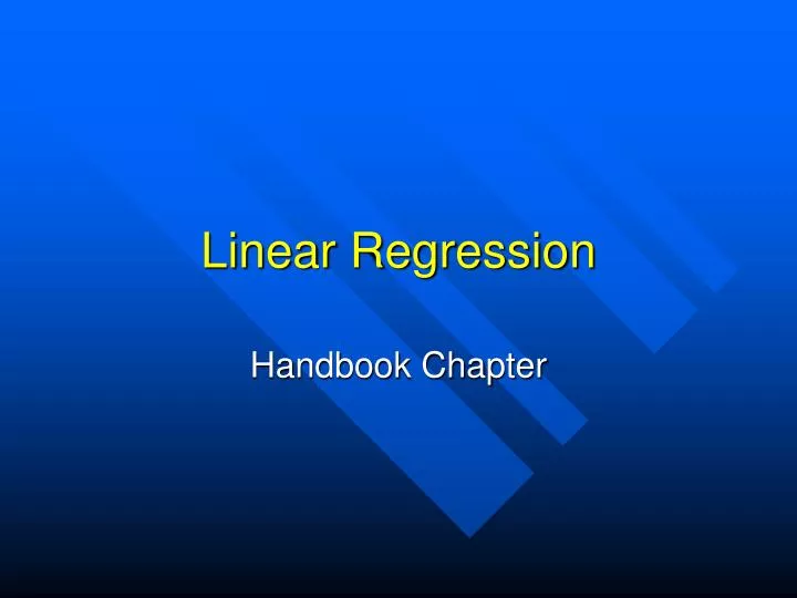 linear regression n.
