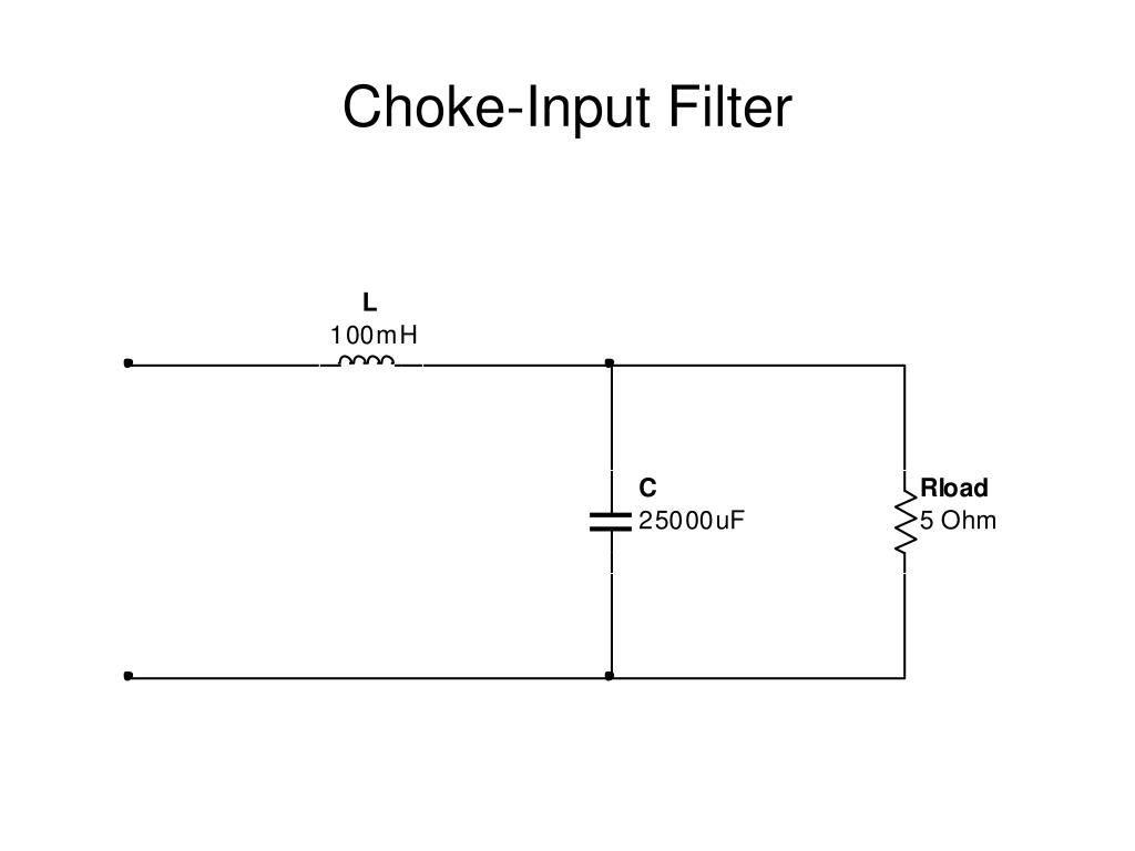 PPT NEWMAR 115 12 20AU FullWave Rectifier with ChokeInput Filter PowerPoint Presentation