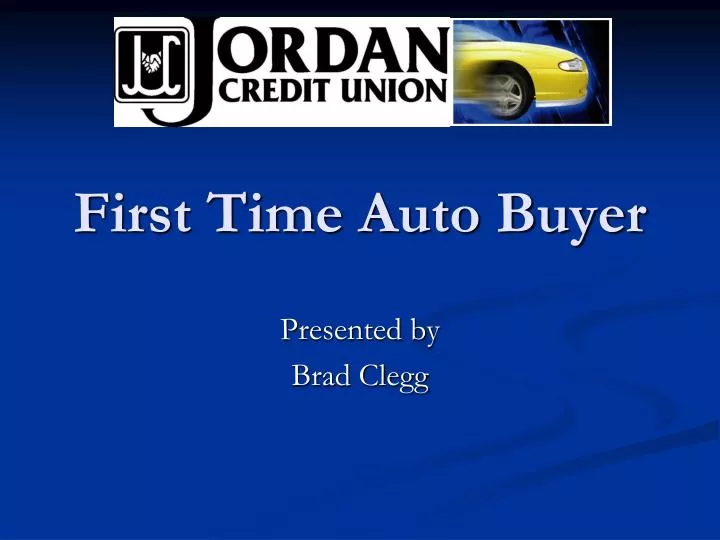 first time auto buyer n.