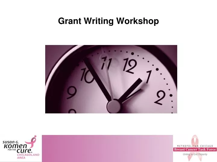 grant writing workshop n.