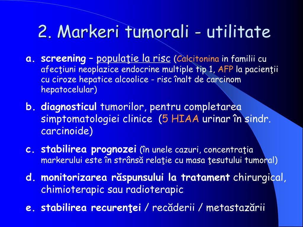 PPT - Markerii tumorali î n laboratorul clinic PowerPoint Presentation -  ID:890413