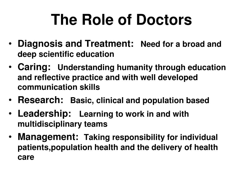 essay on duties of a doctor