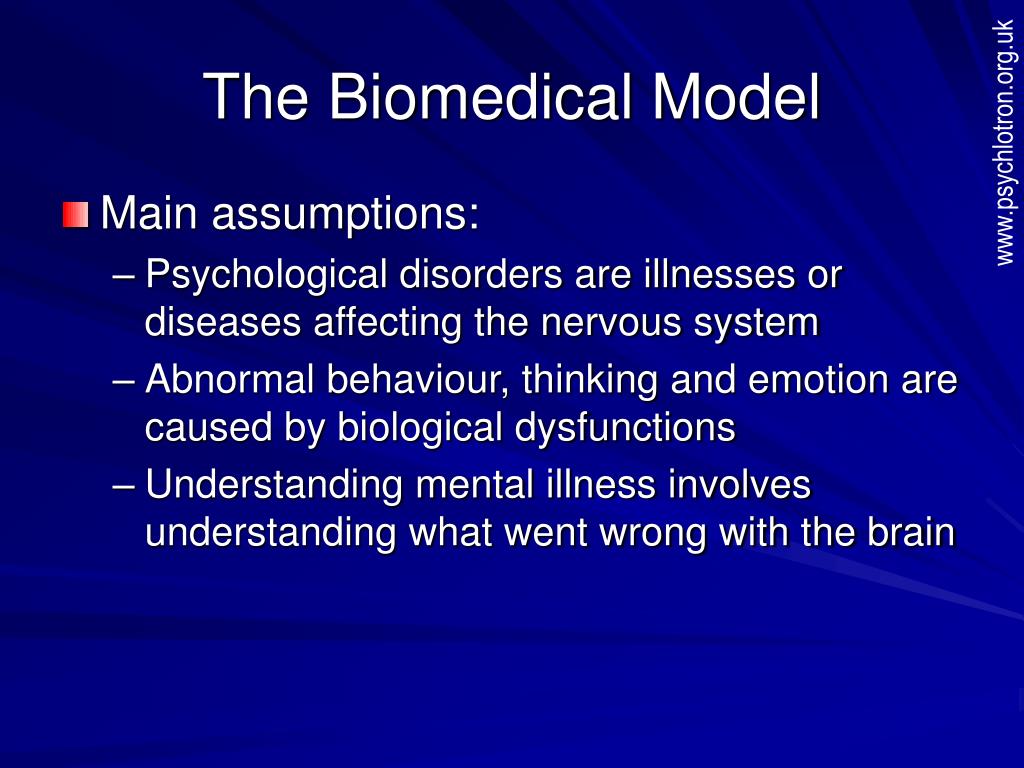 Biomedical Model Of Illness