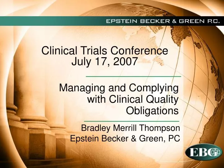 clinical trials conference july 17 2007 n.