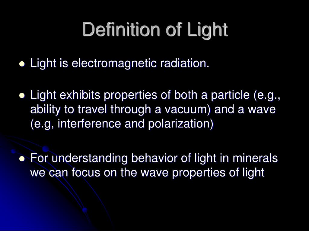 PPT - Introduction to Light and Polarized Light PowerPoint Presentation -  ID:893205