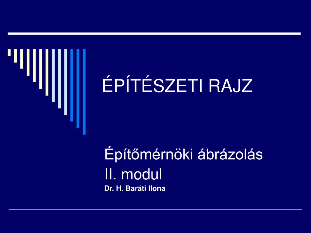 PPT - ÉPÍTÉSZETI RAJZ PowerPoint Presentation, free download - ID:893694