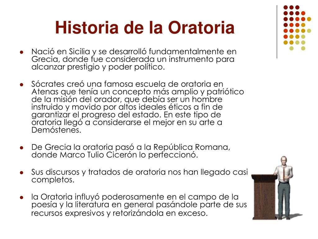 PPT - La Oratoria PowerPoint Presentation, free download - ID:893801