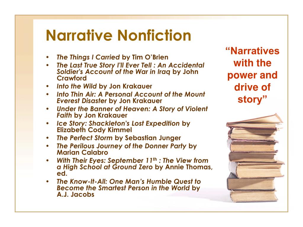 Nonfiction Narrative