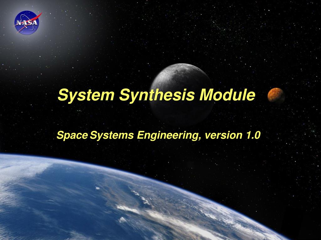 introduction to space systems design and synthesis