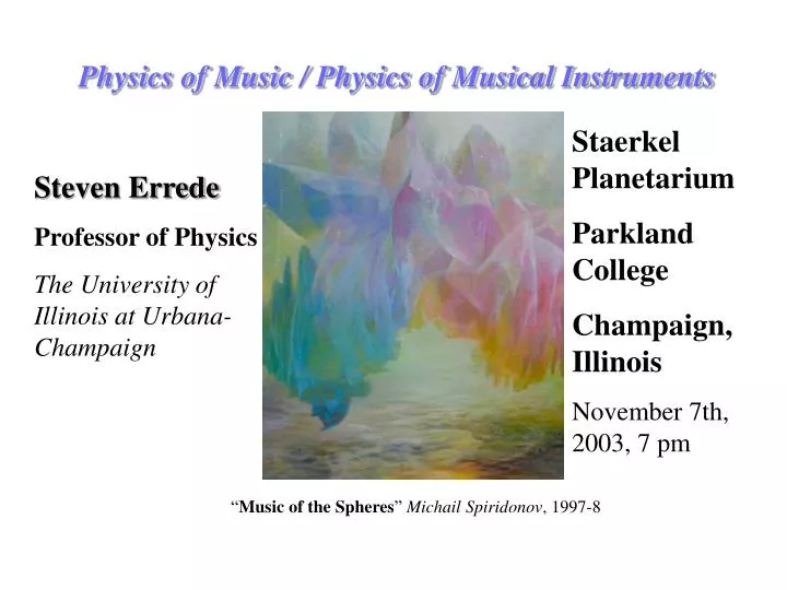 physics of music physics of musical instruments n.