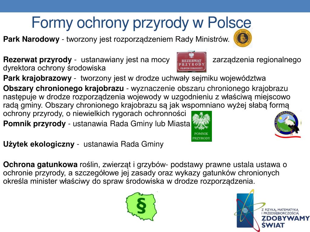 Międzynarodowe Formy Ochrony Przyrody W Polsce PPT - DANE INFORMACYJNE PowerPoint Presentation, free download - ID:895212