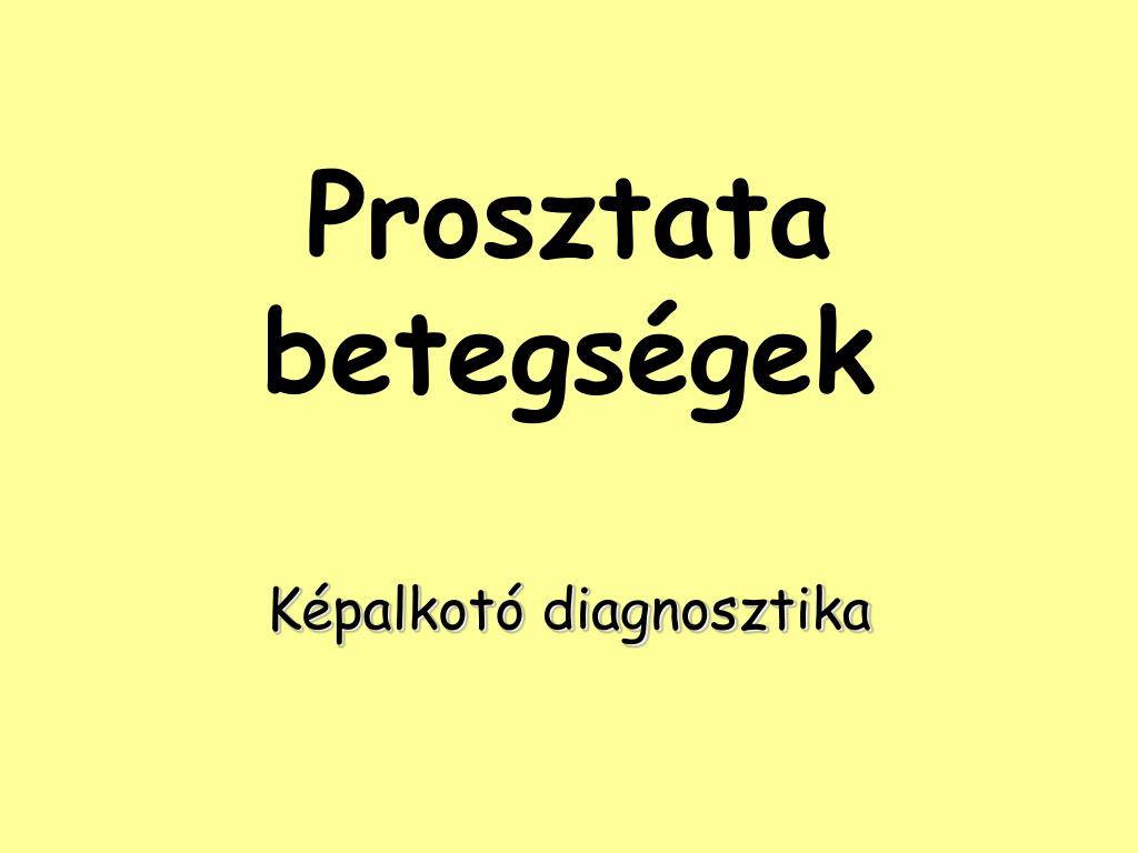 Prostatitis pszichoszomatika