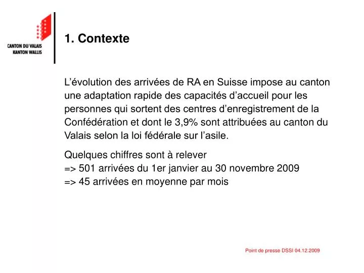 PPT - 1. Contexte PowerPoint Presentation, free download - ID:899530