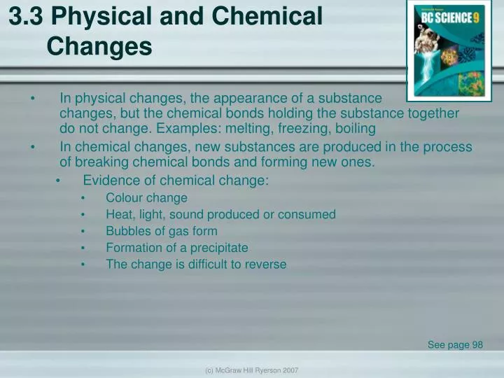 3 3 physical and chemical changes n.