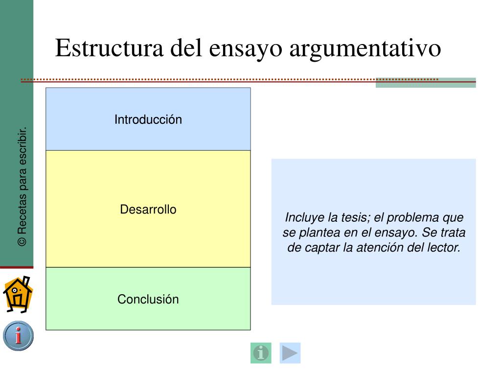 Ppt El Ensayo Argumentativo Powerpoint Presentation Free Download