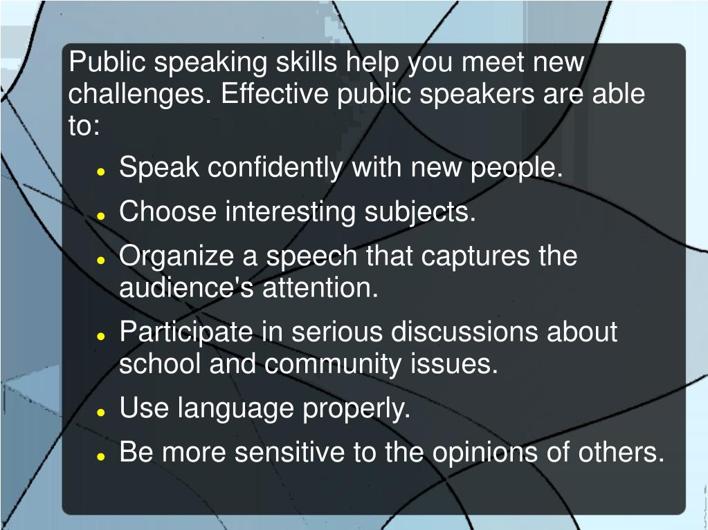 public speaking challenges essay