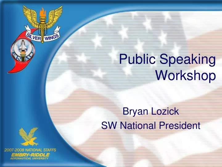 public speaking workshop n.