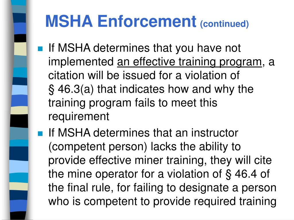 PPT MSHA’s Part 46 PowerPoint Presentation, free download ID904846 PPT MSHA’s Part 46 PowerPoint Presentation, free download ID904846