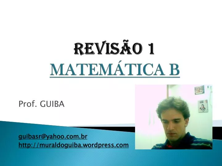 PPT - Revisão 1 MATEMÁTICA B PowerPoint Presentation, Free Download ...