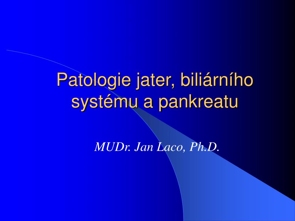 PPT - Patologie jater, biliárního systému a pankreatu PowerPoint  Presentation - ID:906561
