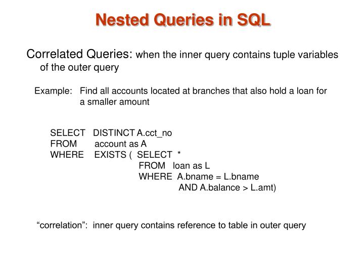Nested Table Query Sql at Juana Kiel blog