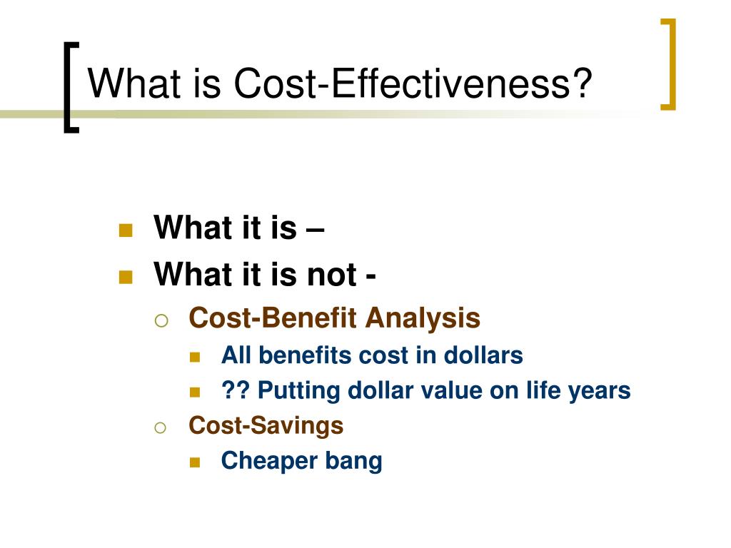 PPT Cost Effectiveness PowerPoint Presentation, free download ID907179