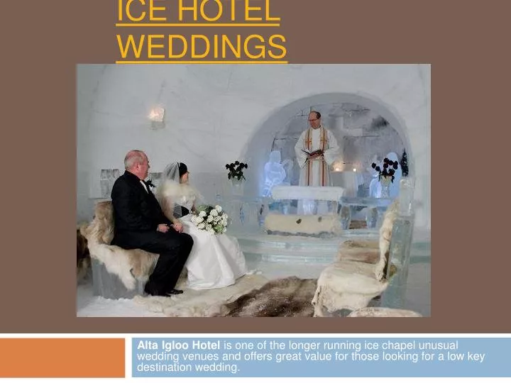ice hotel weddings n.