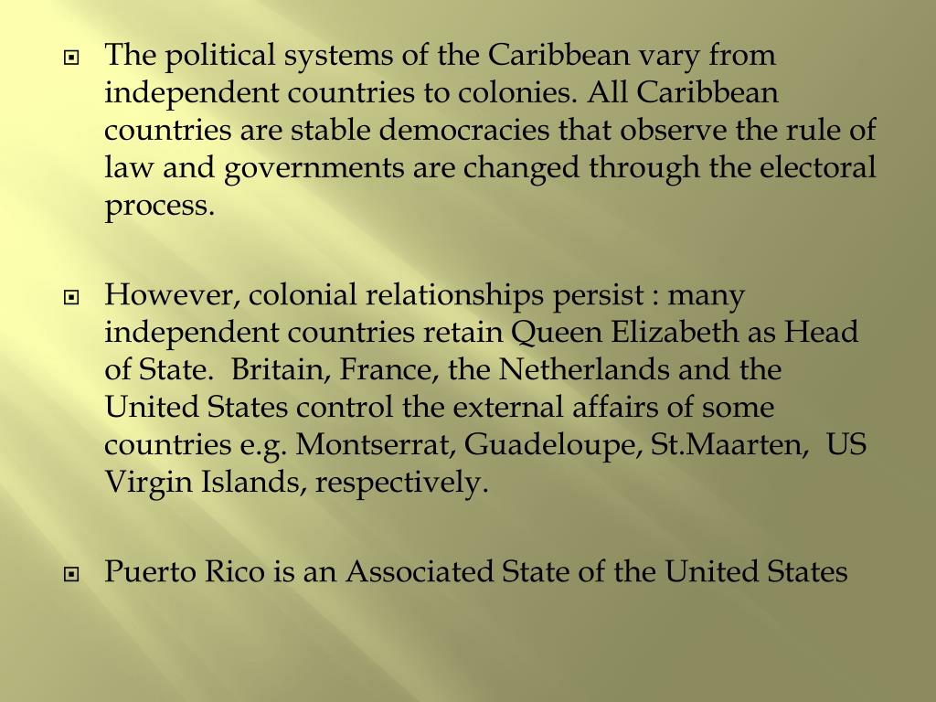 PPT Characteristics of Caribbean Society and Culture PowerPoint